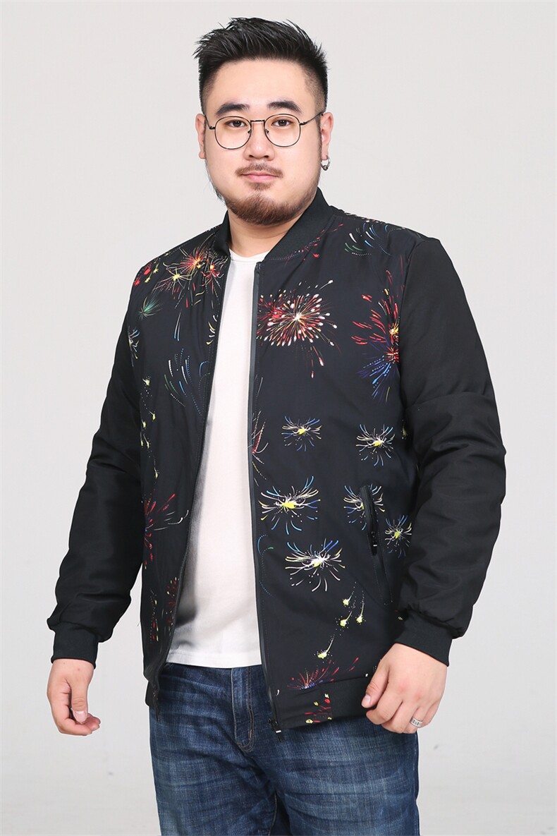 L-8XL冬装新款男士棉衣外套加厚保暖棉服加肥加大码803加厚款P85,男装夹克,星座802
