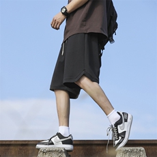 短裤男士休闲中裤潮牌宽松外穿运动五分裤子男XD2310特批32，男装牛仔裤，星座718