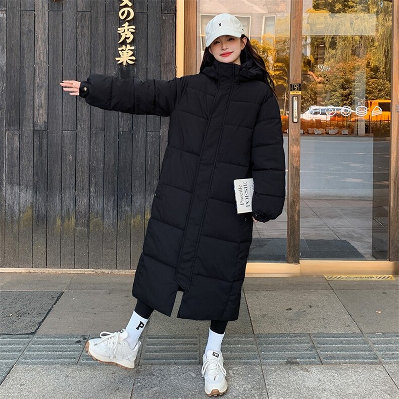 8818#光版高品质手塞棉中戏长款棉服男女同款面包服,女装棉衣/棉服,星座1210-1