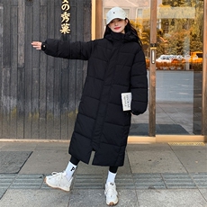 8818#光版高品质手塞棉中戏长款棉服男女同款面包服，女装棉衣/棉服，星座1210-1