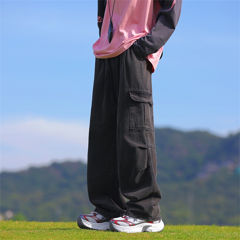 现货高转化主推大大口袋工装牛仔裤NB2509P60,男装牛仔裤,电商C303