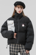 中性风新款冬季时尚百搭宽松字母印花棉服外套MY6500特批75控128，男装棉衣，电商A268