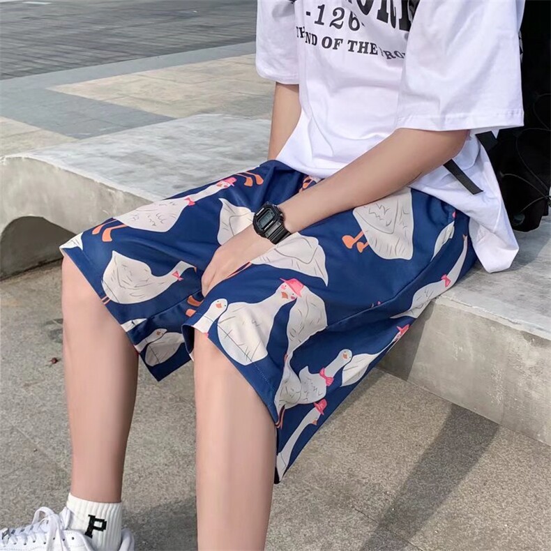 潮流潮男时尚潮牌夏季休闲裤五分裤运动裤大码SK18P28,男装休闲裤,星座1116-2