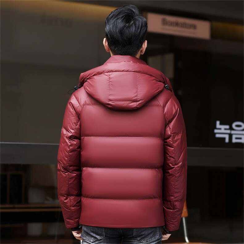 ZMS-M8817新款冬季男士鹅绒羽绒服可脱卸帽保暖外套修身大衣,男装羽绒服,电商B360