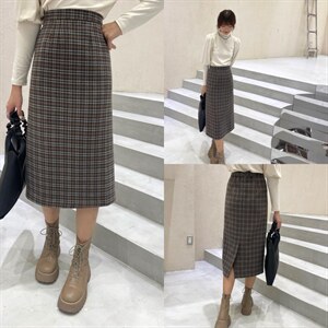 高品质格子半身裙,女装半身裙,Balance Studio