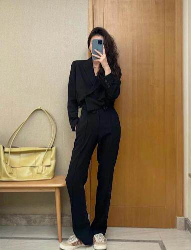 短款抽绳小西装，女装西装，6·9衣社