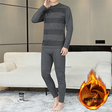 秋冬保暖内衣男士半高领秋衣秋裤休闲保暖套装310B-3-TZ5006-P60，男装棉衣，星座310B-3