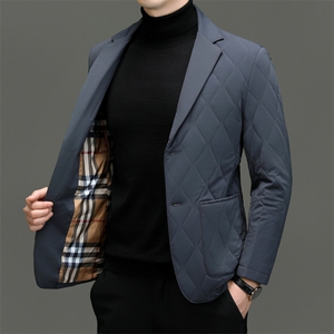 CSMF82158钱塘2020-2冬季厚款商务休闲简约中年男士棉衣P203图片