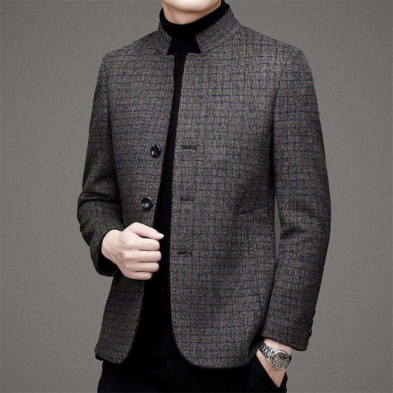 D-A230冬季男士新款毛呢西服大衣羊毛外套呢子西装P280，男装毛呢大衣，电商B360