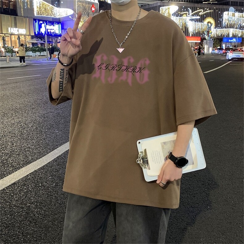 230g重磅纯棉!夏季短袖t恤男半袖男DSA028-MDT2314-P25,男装T恤,电商A028
