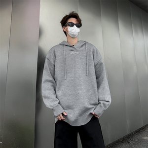 美式连帽毛衣外套男女宽松秋冬外搭慵懒风休闲百搭上衣MY055-P62图片