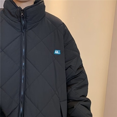 棉服男冬季潮流加厚潮牌面包服冬款高街韩系棉衣外套冬装棉袄，男装夹克，星座716-3