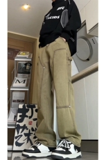 有视频现货伐木工装牛仔裤男宽松直筒GK07-P55-限价68，男装牛仔裤，星座310A-1