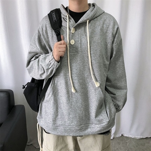现货高品质棉卫衣外套男套头宽松休闲个性连帽上衣 W666 P60图片