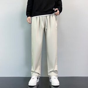 西裤男秋冬季款宽松阔腿裤直筒运动卫裤休闲裤 S1图片