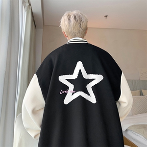 摇粒绒棒球服男大码开衫卫衣男夹克 BF86286-P65图片