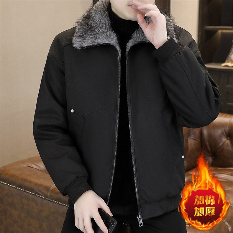 MA26-P120座山雕冬季新款加棉加厚帅气派克服宽松学生时尚棉服,男装棉衣,星座507A（原星座306B-2）