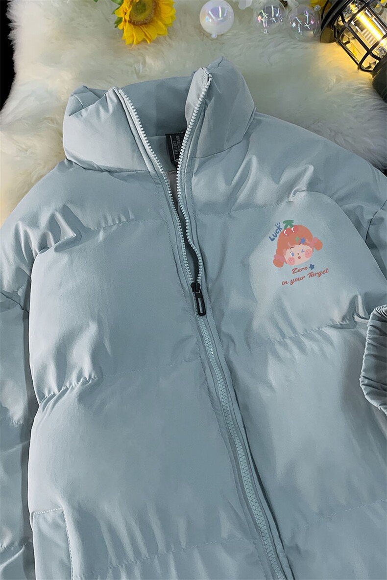 地毯23冬季时尚百搭宽松字母印花潮流棉服外套MY62057P85控115,男装棉衣,电商A268