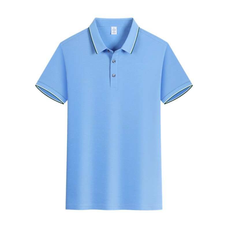 拼接翻领2025商务工作服可定制789-p35,男装T恤,星座1602B（原101B-1）