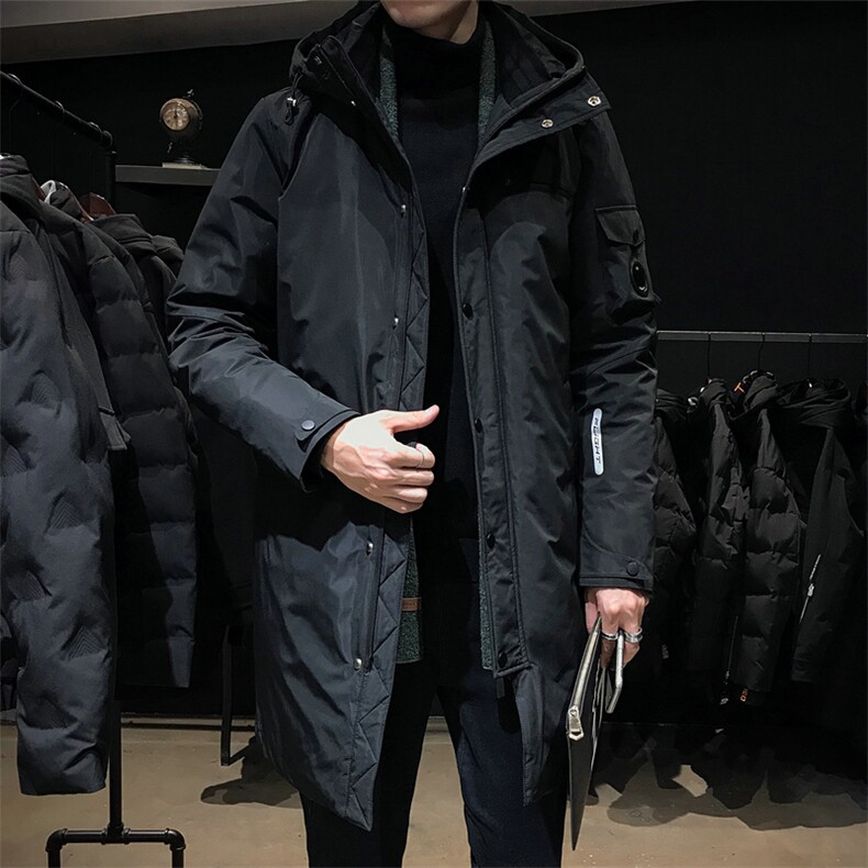 男士潮流羽绒服2020冬季新款中长款加厚外套DS581T,男装羽绒服,电商A102