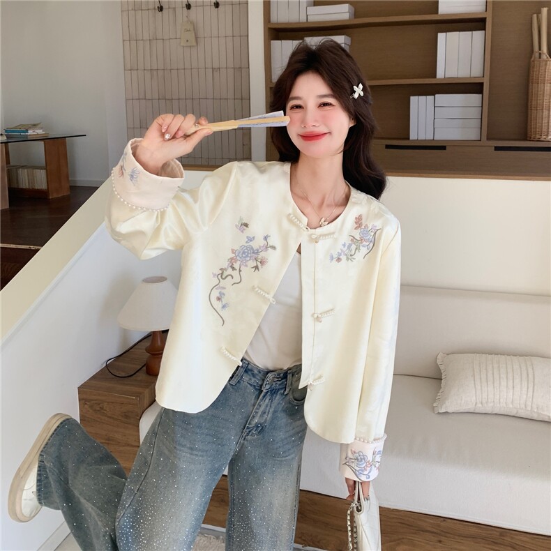 [大货】新中式复古短外套2C057-916-P165-K268,女装短外套,2C057