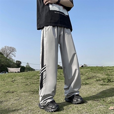 束脚裤男韩版潮流痞子帅气个性2026夏季新款ins宽松长裤K3812-P38，男装休闲裤，星座412