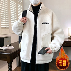 024秋冬新款高品质颗粒绒棉衣男士保暖时尚潮流夹克，男装夹克，星座1206（原A206）