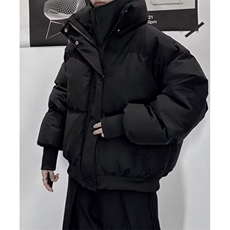 新款韩版假两件棉服男痞帅黑色加绒加厚立领棉衣休闲外套MC440，男装棉衣，星座1116A（原606A-3）