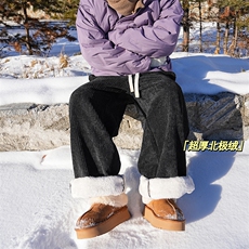 K70087JR-尺码S-2XL-P58-X98-成分：100聚酯纤维-雪景，男装休闲裤，电商A310
