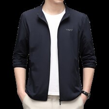 冰丝防晒衣男透气薄款男防晒服上衣立领男士夹克外套薄款MSNA663，男装夹克，电商B212（原钱塘6029）