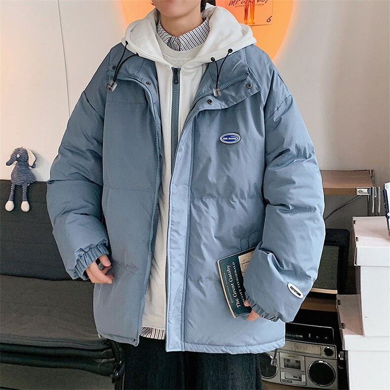 中性风连帽假两件棉服cityboy加厚棉衣男女同款MYM5555-P95,男装棉衣,星座717