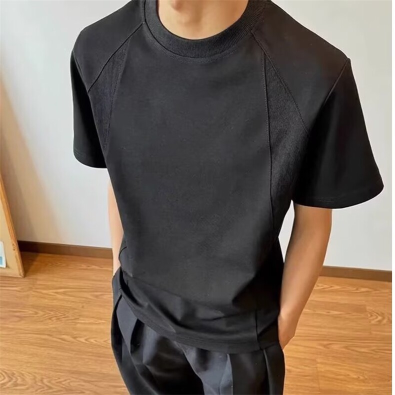 美式运动t恤短袖男夏季潮高街休闲cleanfit青年打底衫LD9099-P28,男装T恤,星座1008