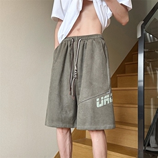 夏装休闲短裤男潮牌ins宽松休闲百搭韩版五分裤D0172-P35，男装牛仔裤，星座308B-2