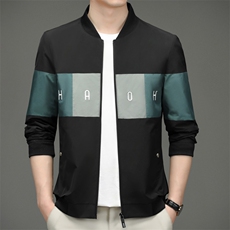 2023春季新款潮流中年男装夹克外套立领宽松外套潮SFTJ2202-P125，男装夹克，电商B212（原钱塘6029）