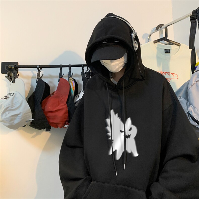 ！连帽圆领卫衣男装港风帽衫男LM170-P35,男装卫衣,电商B367