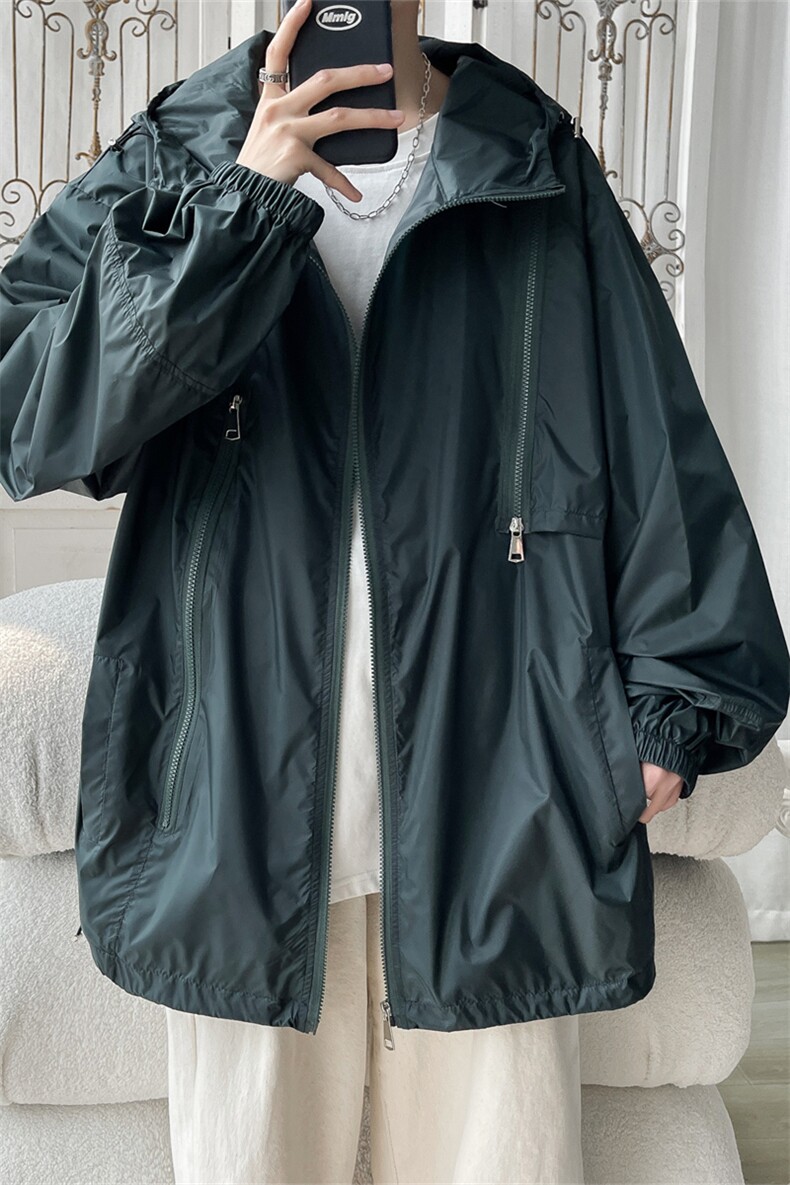 F8079/P65防晒指数UPF50+有报告防紫外线防晒服男外套防晒衣,男装防晒衣,电商A141