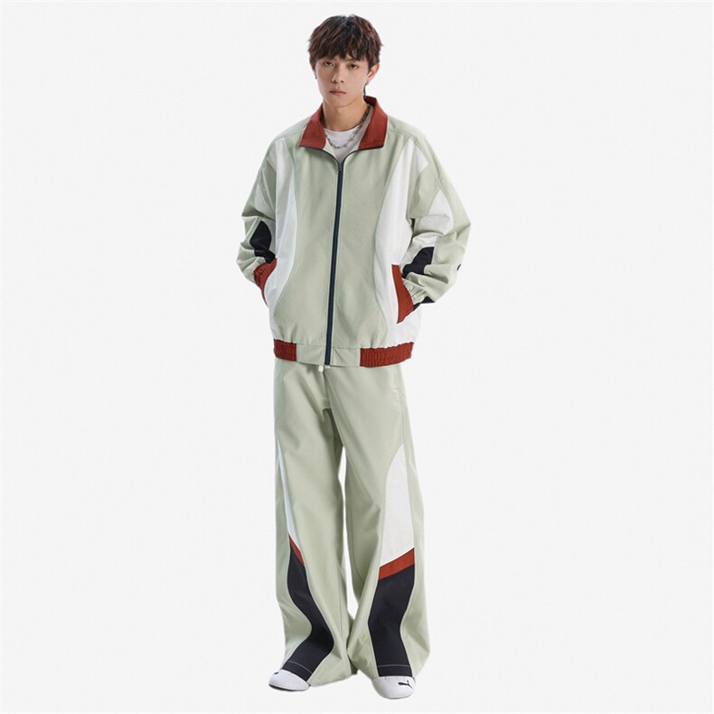 秋款新款户外防水冲锋衣套装男女撞色夹克套装A406TZ571P103,男装夹克,星座309（原A406）