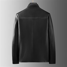 D66MJ22111E海宁皮衣男绵羊皮夹克外套修身羽绒皮衣P850，男装皮衣，电商B360