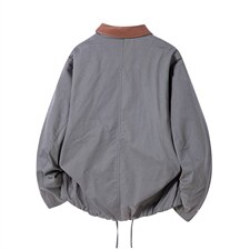 巴恩风夹克男飞行宽松休闲复古时尚美式工装翻领外套秋季，男装夹克，星座914