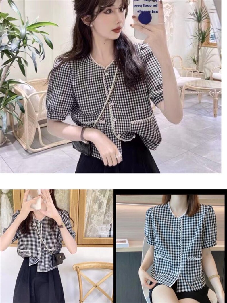 小格子韩系，其它，晶莉莱