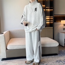 现货2026春季新款套装卫衣卫裤情侣款男女运动裤上衣TZ597，男装休闲裤，星座1816-1（原1210-1）
