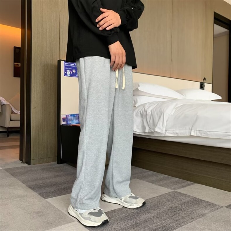 218-1-P26-CK1801新款时尚潮流百搭宽松束脚裤,男装休闲裤,四季星座218-1