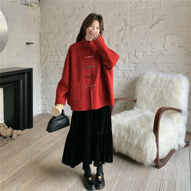 圣诞节新中式毛呢套装2D014-10026大衣P175控268套装P255控388,女装套装/套裙,2D014