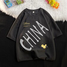 HT73208-P22华夫格t恤男短袖男大码五分袖毛毯，男装T恤，电商A040