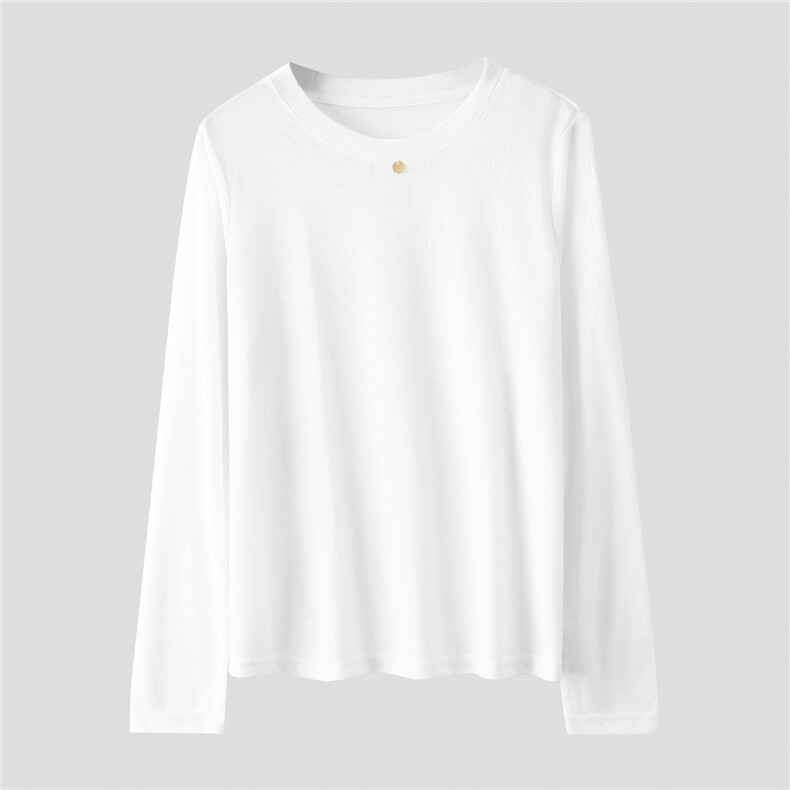 2025年秋季常规套头圆领时尚百搭通勤简约休闲，女装针织衫/毛衣，朝贺羊绒