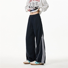 抖音品质美式运动复古潮流宽松休闲卫裤B315-K25607-特p40控78，男装休闲裤，电商B315