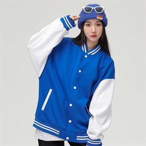 春秋季棒球服外套新款ins潮情侣学生休闲针织夹克A305-DF32-P75