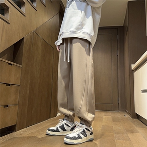 出大货      秋季休闲裤男宽松运动裤D329-QM633-P55-控78图片