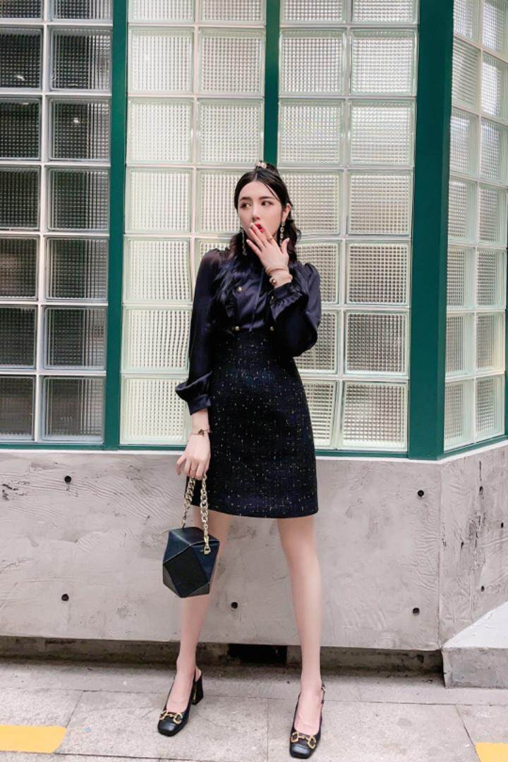 连衣裙新款，女装连衣裙，一露玛娜