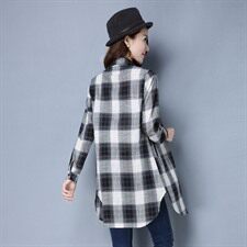 潮流简约个性显瘦修身百搭长袖拼接POLO领衬衫2021年秋季，女装衬衫，众宇琦